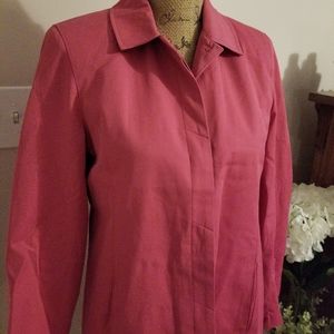Jones New York jacket -pink coat - size Small petite